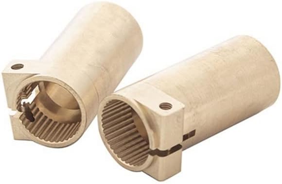 2 Piece for SCX10 II 90046 90047 Special Brass Counterweight Rear Cup Counterweight Replacement Parts - (Color: Gold)