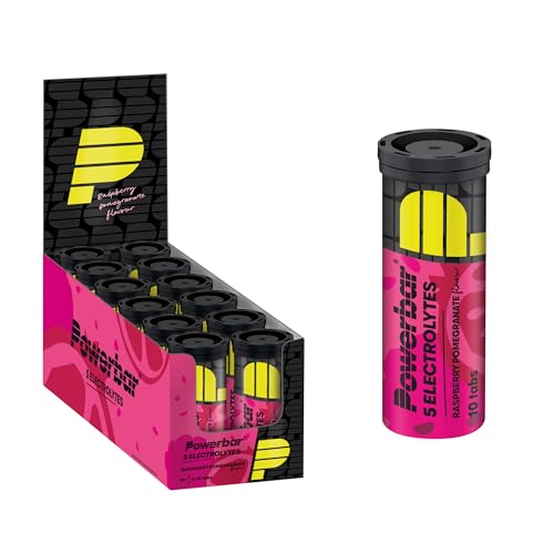 Powerbar - 5 Electrolytes - Himbeere Granatapfel - Brausetabletten mit 5 Elektrolyten - 10 Stück (12er Pack)