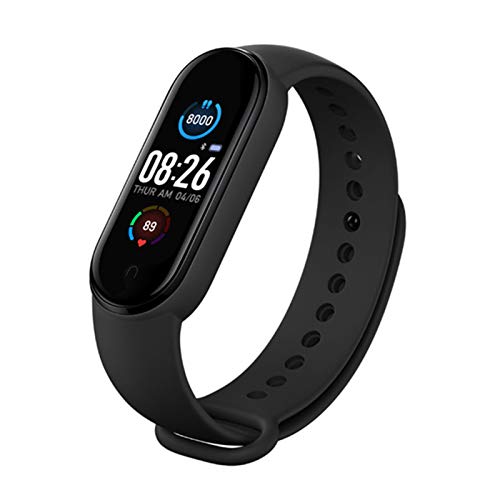 M5 Smart Sports Fitness Bracciale con cardiofrequenzimetro IP67 impermeabile pedometro per nuoto con funzione di monitoraggio maschio e femmina gps