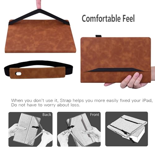 Protection Galaxy Tab S10 FE+ antichoc avec support rotatif multi-angle - 7