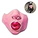 AXAYINC Dog Masks, Pet Entertainment Spoofs, Super Cute Masks Designed Pets to Prevent Bites Eat Unclean Food. (Red Lips)