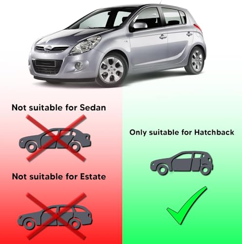 Rumplex Windabweiser Luftabweiser Regenabweiser Seitenfensterabweiser Kompatibel mit Hyundai I20 2010-2014 Autofenster Regenschutz Regenabweiser Anklebbare Deflektoren 4 Stück