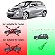 Rumplex Windabweiser Luftabweiser Regenabweiser Seitenfensterabweiser Kompatibel mit Hyundai I20 2010-2014 Autofenster Regenschutz Regenabweiser Anklebbare Deflektoren 4 Stück
