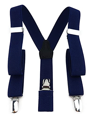 Tirantes infantiles Y con 3 clips extrafuertes de 25 mm para máxima sujeción