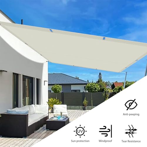 Filet d'ombrage rectangle pour stopper la chaleur sur le balcon - 5