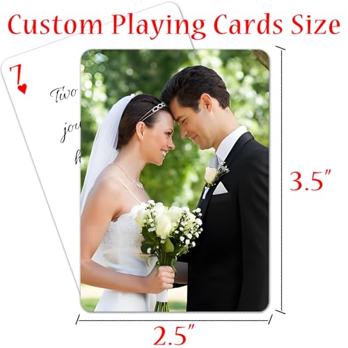 Naipes personalizados para boda con foto miniatura 2