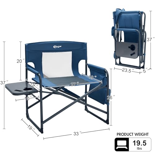 Silla Director Oversized Portal con Cooler, Silla Plegable para Camping Soporta 500 Lbs miniatura 2
