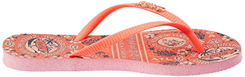 Sandália Letnie Hawaje, , Coca-Cola, Feminino, Rosa Claro/Coral, 41/42