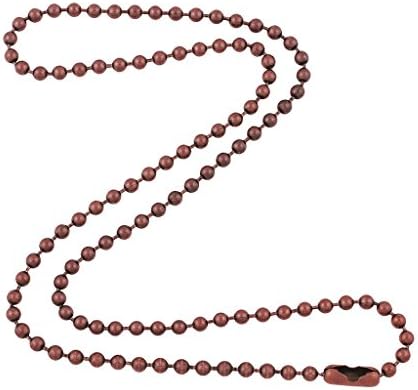 DragonWeave 3.2mm Antique Copper Ball Chain Necklace with Extra Durable Color Protect Finish - 26 Inches