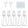 Baixinda 100ml vaporisateur vide, vaporisateur Bouteille de Voyage Plastique Réutilisables Transparent De Poche spray vide,bouteille plastique,vaporisateur plante.(5PCS)