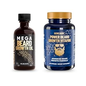 Derm Dude Beard Growth Bundle for M...