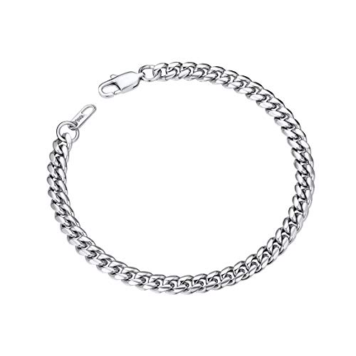 Men Bracelets Stainless Steel 19CM Wrist Chain Men