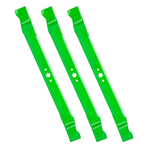 Lawn Mower Mulching Blades for 942-04385 742-04385 for Craftsman E150 R-1000 R-105 R-110 R-140 R-1500 for Troy-Bilt TB30 Cub Cadet CC 30 Mini Rider 30 inch Deck, 3 PCS