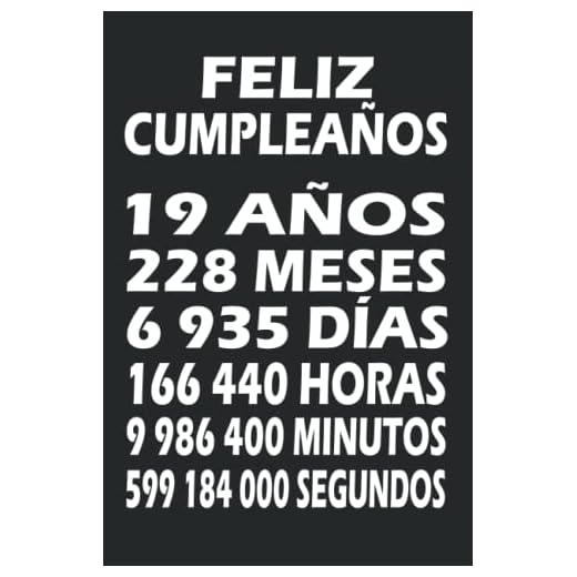 Feliz Cumpleaños 19 Años: Feliz cumpleaños 19 cuaderno | Un libro de visitas para fiesta de 19 cumpleaños | Decoración y regalos originales para niñas y niños (Spanish Edition)