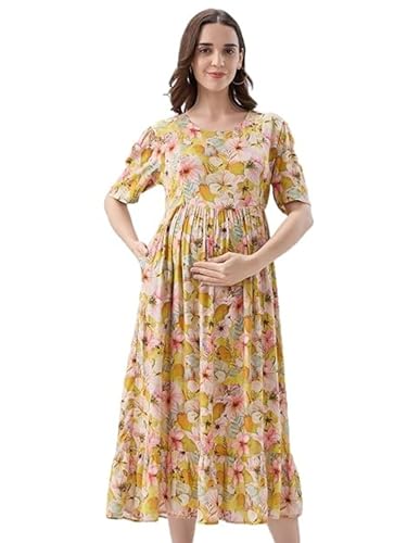 Image of AV2 Women Maternity Feeding Dress | Feeding Kurti | Nursing Dress -5071