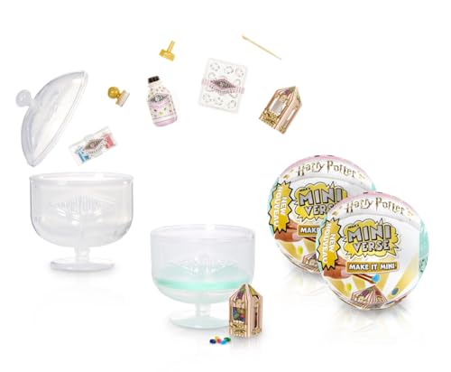 MGAs Miniverse Make It Mini Honeydukes Harry Potter (2 Pack) Mini Collectibles Mystery Blind Packaging DIY Resin Play Replica Food NOT Edible Collectors 8+