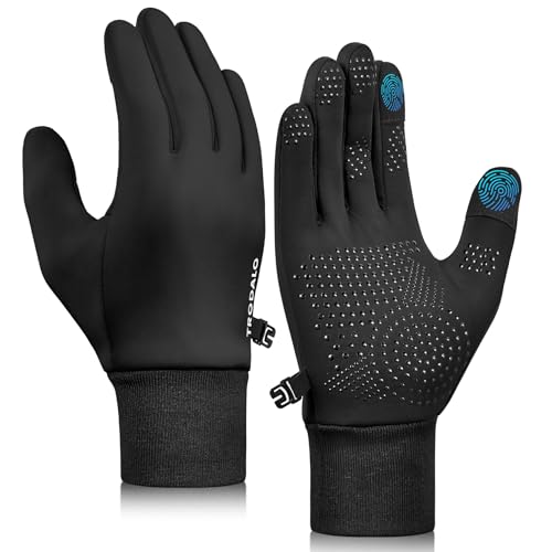 Trodalo Kids Winter Gloves Touchscreen Anti-Slip Soft Warm Gloves for Boys Girls Aged 4-10 Years Cycling Running Soccer