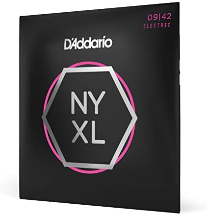 D'Addario Electric Guitar Strings, NYXL Nickel Plated, NYXL0942, Super Light Gauge 09-42, 6-String Set, Pack of 1 - View 3