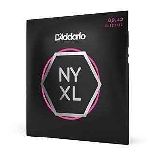 D’Addario NYXL0942 Cordes pour guitare électrique Super Light 09-42 - Les Beatles, Paul McCartney, John Lennon, RIngo Starr, George Harrison