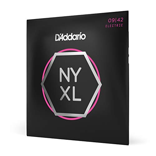 D'Addario Electric Guitar Strings, NYXL Nickel Plated, NYXL0942, Super Light Gauge 09-42, 6-String Set, Pack of 1 by D'Addario - Used condition - US$11.32