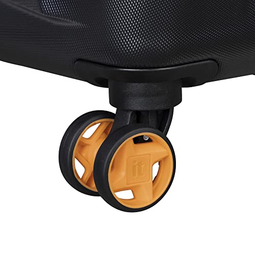 it luggage Elevate 3 Piece Hardside 8 Wheel Expandable Spinner, Black, 3 Pc Set4