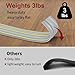 Floor Cord Cover 3.3 ft, Cord Covers for Wires on Floor, Extension Cable Cover 3 Channels Cord Hider Floor Cable Management, Heavy Duty PVC Duct, Gray