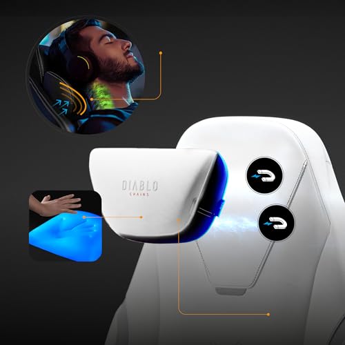 X-Eye Prime Sedia Gaming Ergonomica in Tessuto con Seduta Raffreddante, Poggiatesta Magnetico Memory, Supporto Lombare Regolabile ProSpine, Braccioli 4D e Base in Metallo Ghosted White - Sedia gaming - Immagine 4