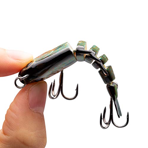 Crapet arlequin swimbaits multi jointé topwater pour pêche côtière