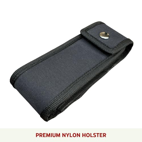 Odds Shifter - Flashlight Stun Gun for Women Self Defense and Emergency Whistle - 1.62 uC Charge, 120 Lumens, Anti Grab Strips, Rubber Coated Grip