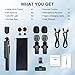 Content Creator Vlogging Kit for iPhone/Android,70-inch Auto Face Tracking Tripod for iPhone with Light and Wireless Microphones,TikTok/YouTube Starter Kit
