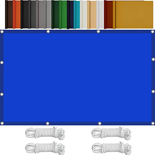 Toile d'ombrage rectangulaire 4x4.5m bâche anti-UV extérieure à oeillets - 2