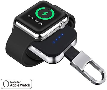 Portable iWatch Charger Magnetic Wireless Charger 950mAh Pocket Power Bank Compatible for Apple Watch Series 4 3 2 1 44mm 40mm 42mm 38mm
