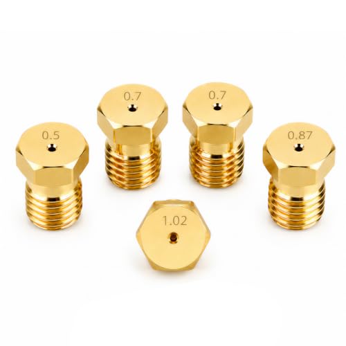 Injecteurs Gaz M6 x 0,75 en Laiton, 5 Pièces