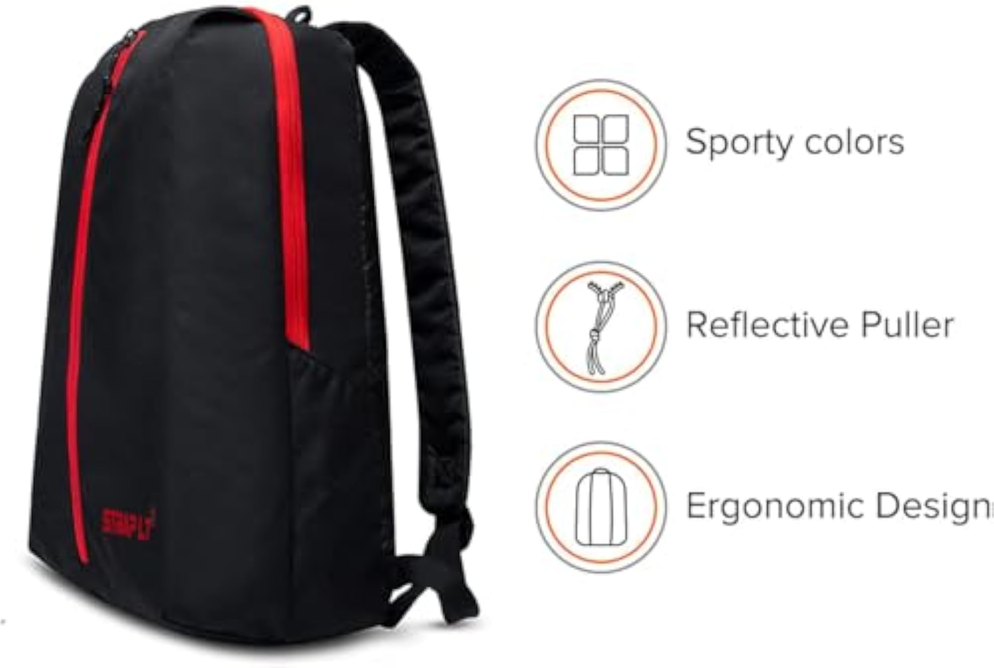 Slim Backpack for School and Casual Use