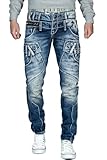 ✔ 100 % coton – Confort élevé – Tissu en coton robuste et respirant pour un confort durable – le jean idéal pour homme, à porter toute l’année.