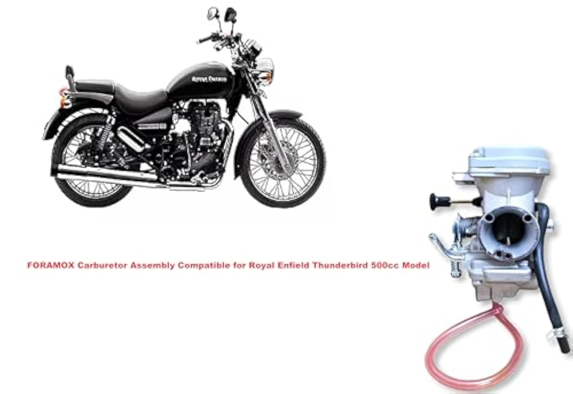 Carburetor Assembly Compatible for Royal Enfield Thunderbird 500cc
