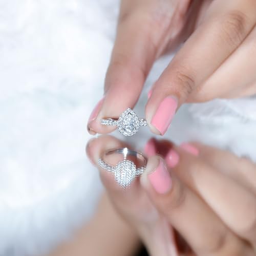 Certified Lab Grown Diamond 5X7mm Pear Shape Engagement Ring, Ef-Vs Quality, Diamond Teardrop Ring - Ready To Gift4