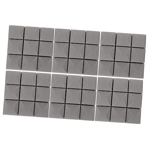SHOWERORO 6pcs Cojín Acústico Almohadilla de Aislamiento Sonoro Alfombrillas Ignífugas Cabeza de Hongo para Hogar miniatura 1