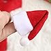 BESPORTBLE 6 Sets Christmas Hat and Scarf Delicate Charming Party Favors Table Decors Wine Bottle Cover Set for Banquet Party Hotel Home