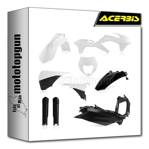 Kit cache carenage Acerbis 0017204.237 pour reparer les plastiques casses de KTM EXC 200