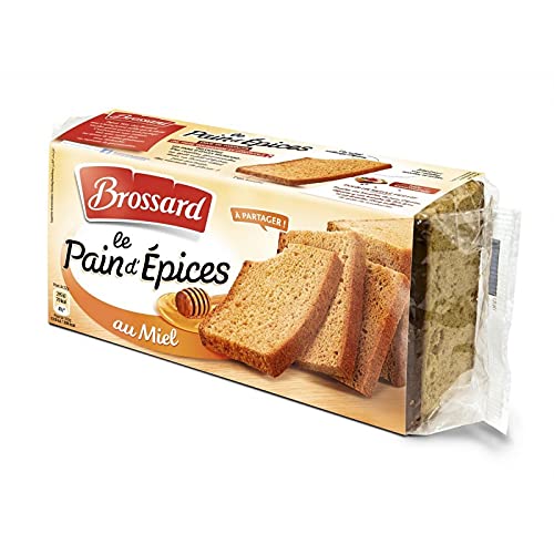 Brossard – Mi pan de jengibre con miel 350 g – 4 piezas – Oferta especial