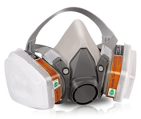 Gas Masks Survival Nuclear and Chemical - Reusable Full Face Respirator Gas Mask with Activated Carbon Filter-image-35