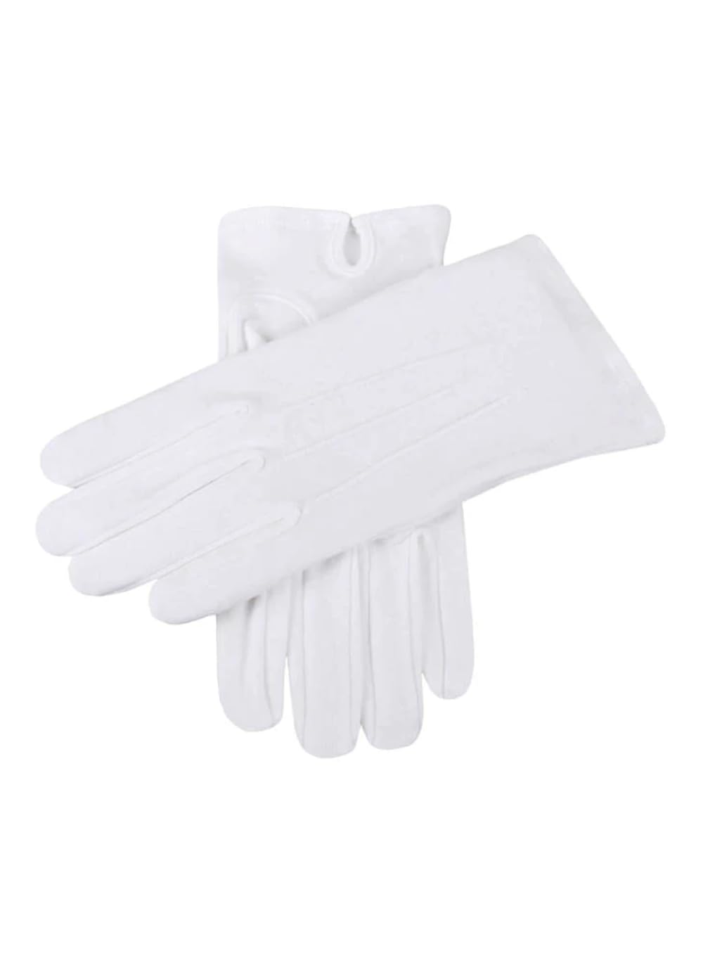 Dents Men's White Savoy Cotton Glove S