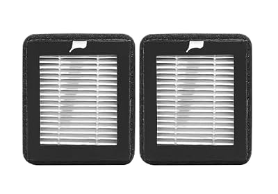 Upgrade Air Filter Activated Carbon Filters Out Dust Absorbs Harmful &Odorous Gases(2PCS)