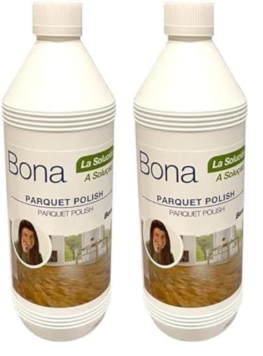 BONA Abrillantador de parquet y tarima - La solucion (Paquete de 2)