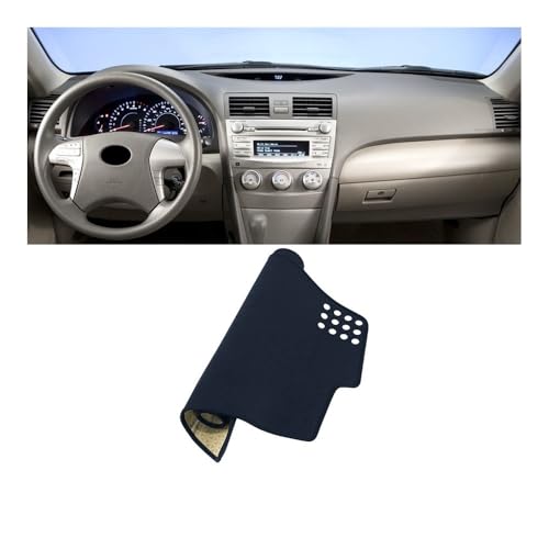 Tapis pare-soleil noir haut de gamme pour habitacle Toyota