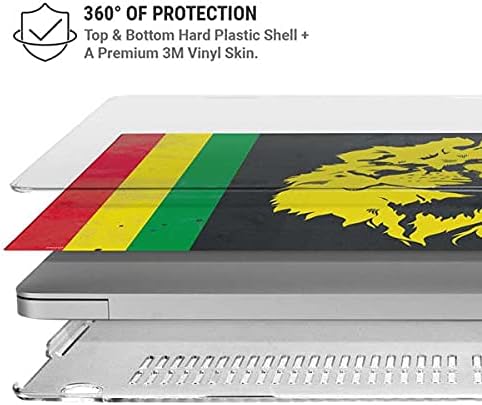 Skinit Case + Skin Compatible with MacBook Air 13in (2020) Originally Designed Vertical Banner - Lion of Judah Design