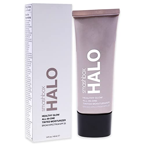 SmashBox Halo Healthy Glow All-In-One Tinted Moisturizer SPF 25 - Tan for Women 1.4 oz Foundation, 40 ml (Pack of 1) - Image 3