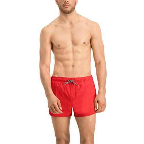 PUMA Herren Mens Short Length Swim Badebekleidung, Rot, XL EU