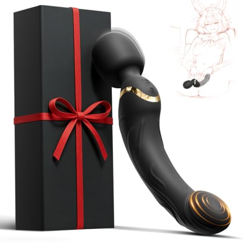 Image of Sex Toys Vibrators Wand Dildos - Adult Toys for Women Clit G Spot Anus Stimulation, Rechargeable Waterproof Quiet Massager with 9 Powerful Vibrations, Female Womens Couples Adult Sex Toys Vibrators